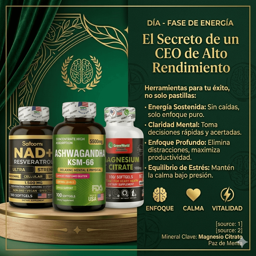 NAD + ASHWAGANDHA + MAGNESIUM CITRATE